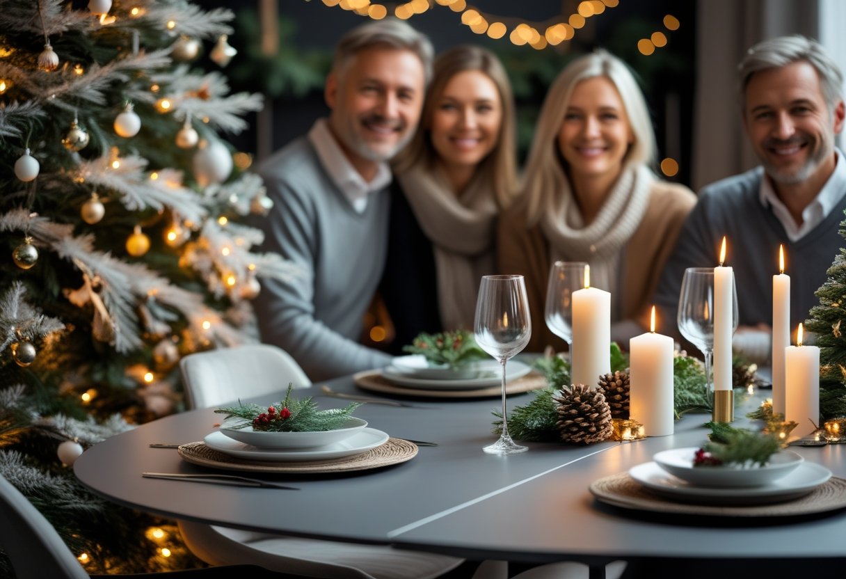 Sådan skaber du den perfekte julestemning med kunstigt juletræ og spisebord med hollandsk udtræk