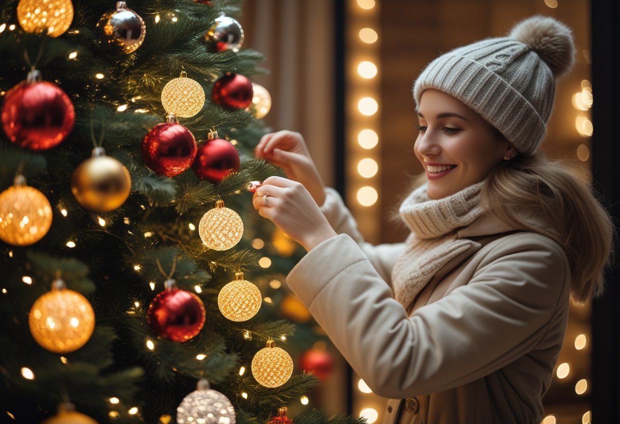 Sådan skaber du den perfekte julestemning med lysende kugler til juletræet